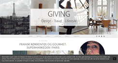 Desktop Screenshot of giving.dk